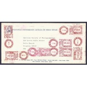 Brasil Carta de la Universidad Pontificia de Minas de Gerais a Falls Church 1984