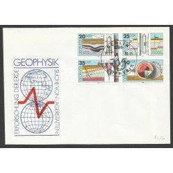 Alemania Carta Matasello Conmemorativo Geofísica 1980 Alemania Carta Matasello Conmemorativo Geofísica 1980