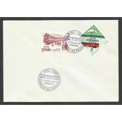España Carta con Matasello Privado Estación de Francia 1992 España Carta con Matasello Privado Estación de Francia 1992