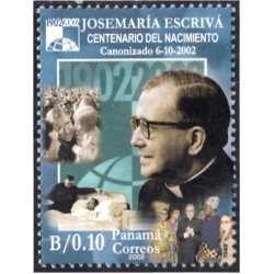 Panama 1226 2002 Jose Maria Escrivá de Balaguer MNH Panama 1226 2002 Jose Maria Escrivá de Balaguer MNH