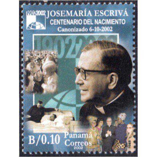 Panama 1226 2002 Jose Maria Escrivá de Balaguer MNH