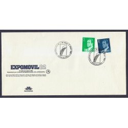 España Sobre y Matasello Expomóvil Barcelona 1980 España Sobre y Matasello Expomóvil Barcelona 1980