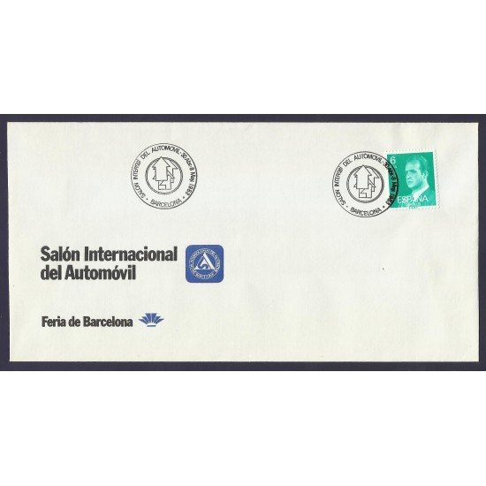 España Sobre y Matasello Salón Internacional del Automóvil 1983 España Sobre y Matasello Salón Internacional del Automóvil 1983