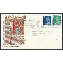 España Sobre Conmemorativo de las Fiestas de San Narciso de Girona 1972 España Sobre Conmemorativo de las Fiestas de San Narciso de Girona 1972