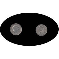 Isabel II 1860 1 Real Barcelona plata