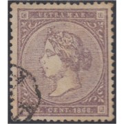 Cuba 22 1868  Isabel II usado