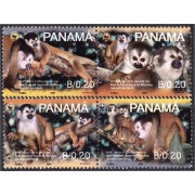 Panama 1249/52 2007 WWF Mono Ardilla MNH