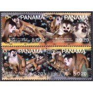 Panama 1249/52 2007 WWF Mono Ardilla MNH