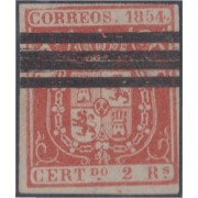España Spain Barrados 25 1854 