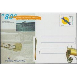 Argentina Tarjeta Aéreo Oficial Internacional Aniversario I Correo Argentina Tarjeta Aéreo Oficial Internacional Aniversario I Correo