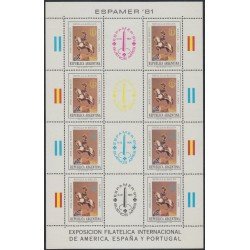 Argentina 1268/69 1981 Batalla de Bailen José de San Martín Espamer 81 MNH