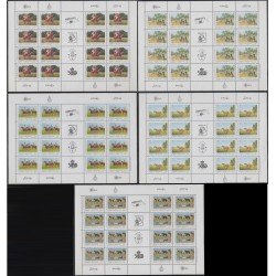 Argentina 1640/44 1988 Filatelia Argentina Pinturas MNH Argentina 1640/44 1988 Filatelia Argentina Pinturas MNH