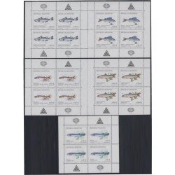 Argentina 1675/79 1989 Filatelia Argentina Peces MNH Argentina 1675/79 1989 Filatelia Argentina Peces MNH