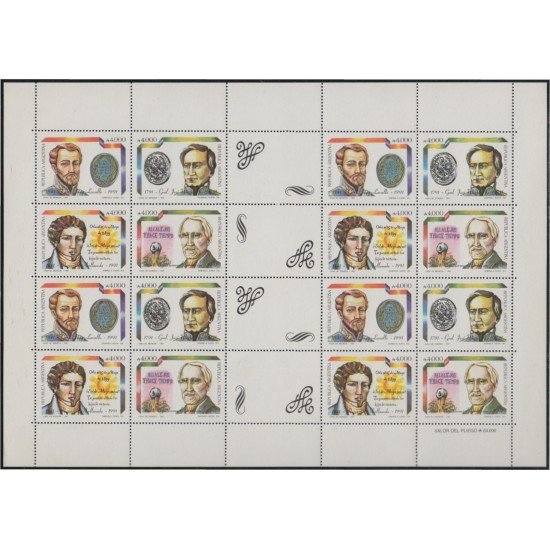 Argentina 1766/69 1991 Aniversario de célebres argentinos MNH