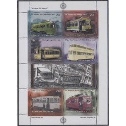 Argentina 1971/76 1997 Historia del Tranvía MNH