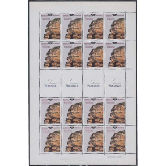 Argentina 2036 1998 Patrimonio histórico de Mercosur MNH