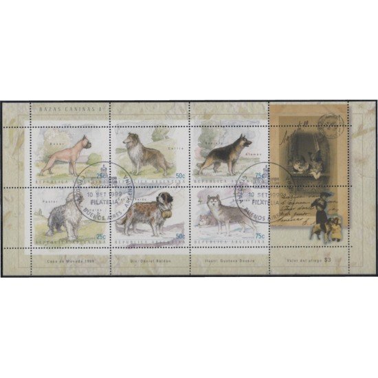 Argentina 2095/00 1999 Fauna Perros Dogs usados