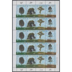 Argentina 2115/18 1999 Flora Árboles Trees MNH Argentina 2115/18 1999 Flora Árboles Trees MNH