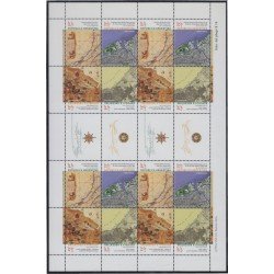 Argentina 2124/27 1999 Cartografía MNH Argentina 2124/27 1999 Cartografía MNH