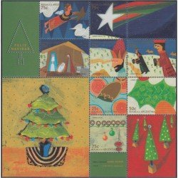 Argentina 2143/50 1999 Navidad Christmas MNH Argentina 2143/50 1999 Navidad Christmas MNH