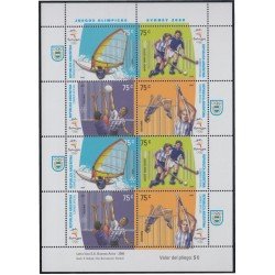 Argentina 2193/96 2000 Juegos olímpicos de Sidney Australia MNH Argentina 2193/96 2000 Juegos olímpicos de Sidney Australia MNH
