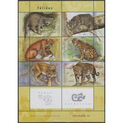 Argentina 2253/58 2001 Fauna Felinos MNH Argentina 2253/58 2001 Fauna Felinos MNH