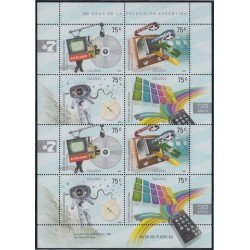 Argentina 2283/86 2001 Cincuenta años de la Televisión Argentina MNH Argentina 2283/86 2001 Cincuenta años de la Televisión Argentina MNH
