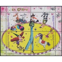 Argentina 2456/59 2004 El Circo MNH Argentina 2456/59 2004 El Circo MNH