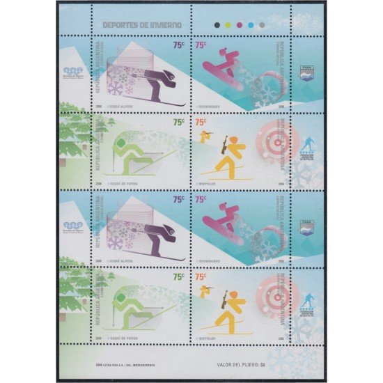 Argentina 2610a/13a 2006 Deportes de Invierno MNH Argentina 2610a/13a 2006 Deportes de Invierno MNH