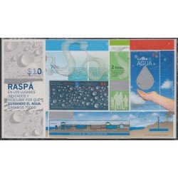 Argentina 2790/91 2009 Proteccion de desarrollo del agua en cartón MNH Argentina 2790/91 2009 Proteccion de desarrollo del agua en cartón MNH
