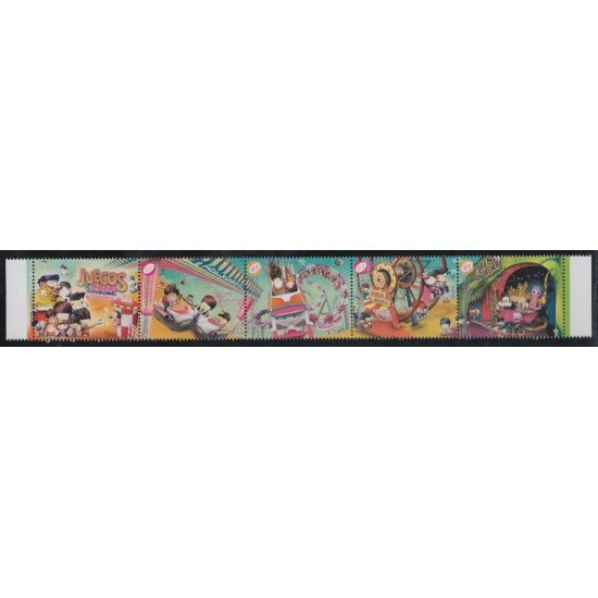 Argentina 2794/98 2009 Parque de atracciones MNH Argentina 2794/98 2009 Parque de atracciones MNH