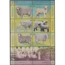 Argentina 2803/08 2009 Cría. Razas de ovejas MNH Argentina 2803/08 2009 Cría. Razas de ovejas MNH