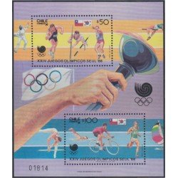 Chile HB 31 1988 Jugos Olímpicos de verano Seoul 88 MNH