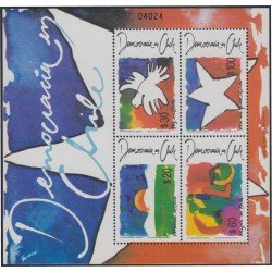 Chile HB 35A 1990 Democracia en Chile MNH