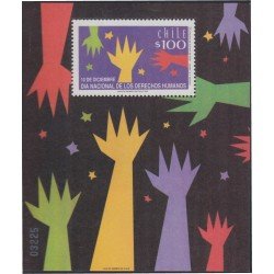 Chile HB 41B 1992 Día Mundial de los Derechos Humanos MNH