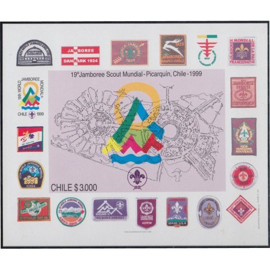 Chile HB 56 1998 19º Jamboree Scout Mundial Picarquín Chile MNH Chile HB 56 1998 19º Jamboree Scout Mundial Picarquín Chile MNH