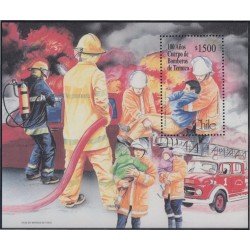 Chile HB 57 1999 100 Años Cuerpo de bomberos de Temuco MNH Chile HB 57 1999 100 Años Cuerpo de bomberos de Temuco MNH