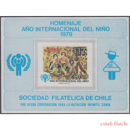 Chile HB  Homenaje Internacional al niño 1979 MNH