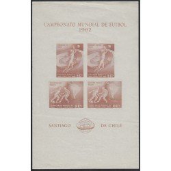 Chile HB Campeonato Mundial de Futbol 1962 sin dentar MNH Chile HB Campeonato Mundial de Futbol 1962 sin dentar MNH