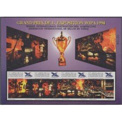 Chile 1994 HB Gran Prix exposición Wipa 1994 sin dentar MNH Chile 1994 HB Gran Prix exposición Wipa 1994 sin dentar MNH