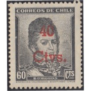 Chile 231 1952 Timbres postales de 1948 B.O.Higgins MNH