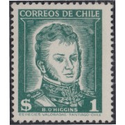 Chile 232 1952 Serie corriente B.O.Higgins MH