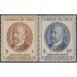 Chile 238/39 1952 Centenario del nacimiento de José Toribio Medina MH