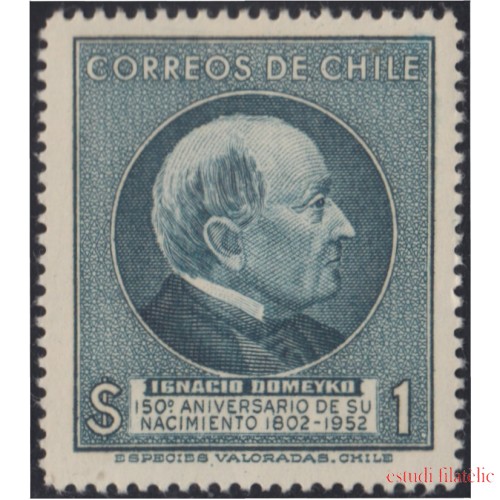 Chile 248 1954 150 Años del nacimiento de Ignacio Domeyko MNH 
