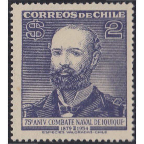 Chile 249 1954 75º Aniversario del combate naval de Iquique MNH Chile 249 1954 75º Aniversario del combate naval de Iquique MNH