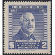 Chile 253 1955 14º Conferencia sanitaria panamericana MNH