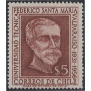 Chile 266 1957 Federico Santa María MH