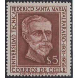 Chile 266 1957 Federico Santa María MH