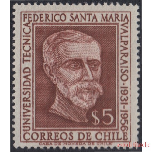 Chile 266 1957 Federico Santa María MH