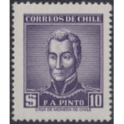 Chile 270 1958 General F.A Pinto MNH